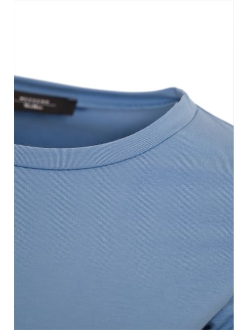 T-shirt Multia in cotone azzurro WEEKEND MAX MARA | 2415971031600004